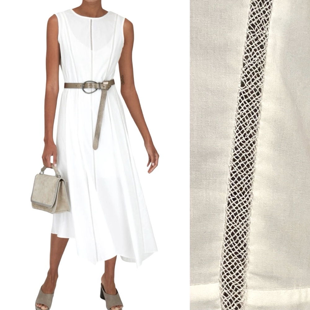 Brunello Cucinelli embroidered dress. EUC